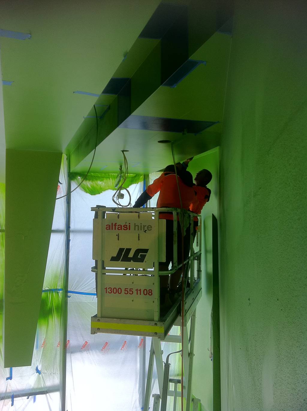 Sign Writing and Marking Out Complex Painting