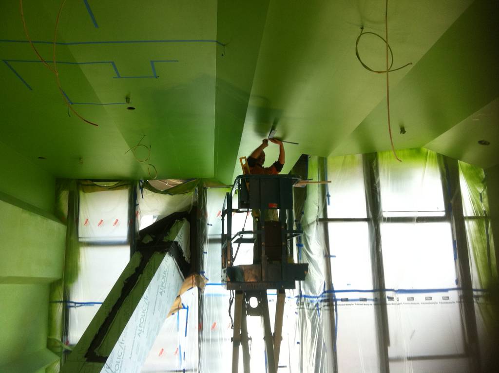 Sign Writing and Marking Out Complex Painting